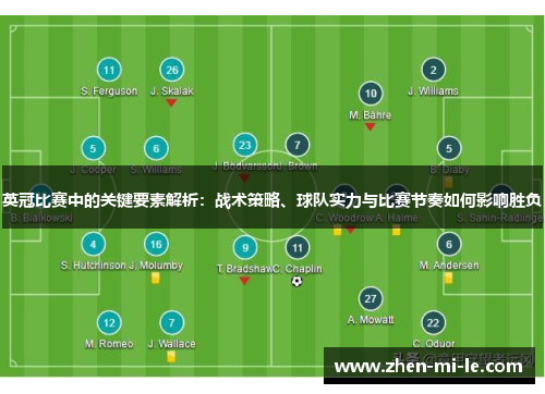 英冠比赛中的关键要素解析：战术策略、球队实力与比赛节奏如何影响胜负