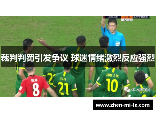 裁判判罚引发争议 球迷情绪激烈反应强烈